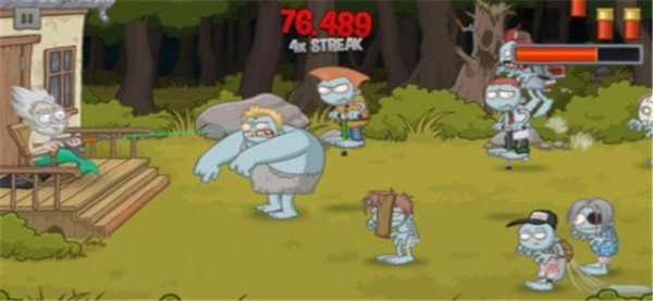 爷爷打僵尸截图1