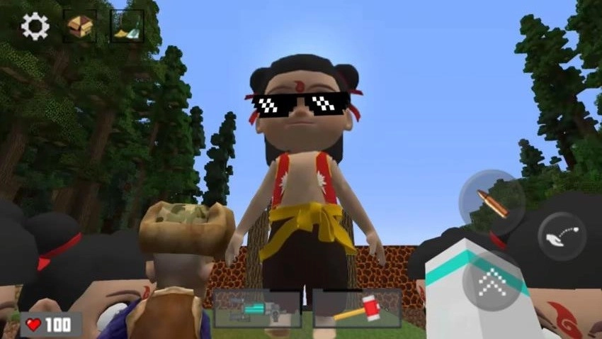 像素开放大世界游戏截图3