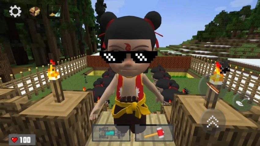 像素开放大世界游戏截图2