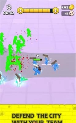 枪头人打僵尸截图2