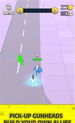 枪头人打僵尸截图1