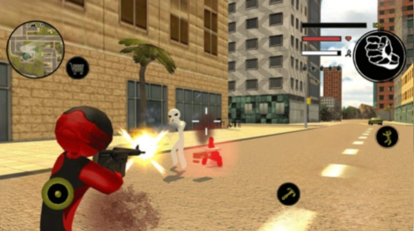 超级火柴人绳索英雄截图1