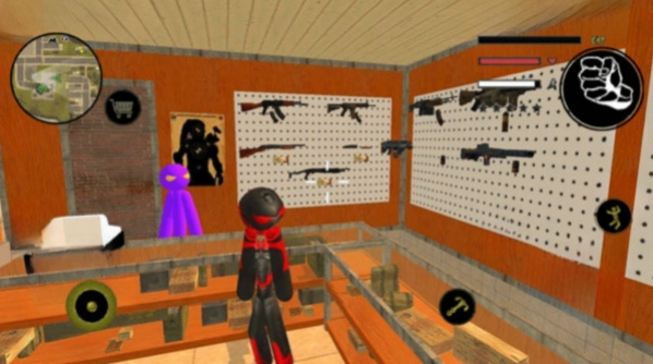 超级火柴人绳索英雄截图3