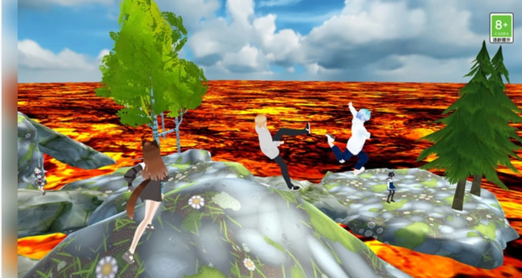 逃生指南熔岩跑酷布娃娃闯关截图1