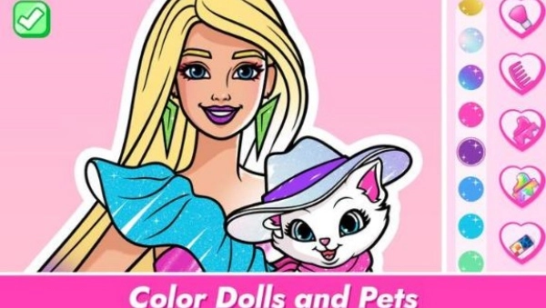 芭比娃娃色彩创作截图3
