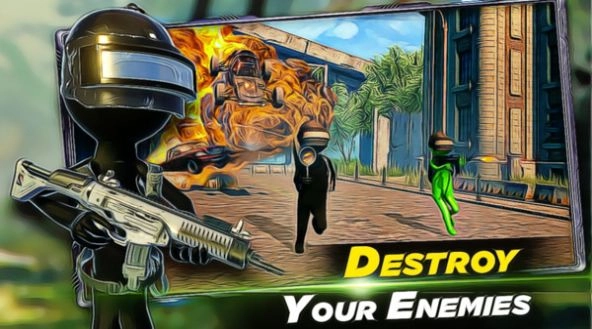 火柴人生存射击游戏安卓版截图1