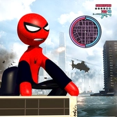 超级火柴人英雄城市冒险(Ultimate Spider-StickMan Rope He)