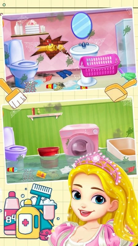 芭比公主大扫除截图3
