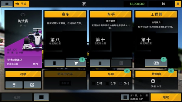 赛车经理2汉化版截图1