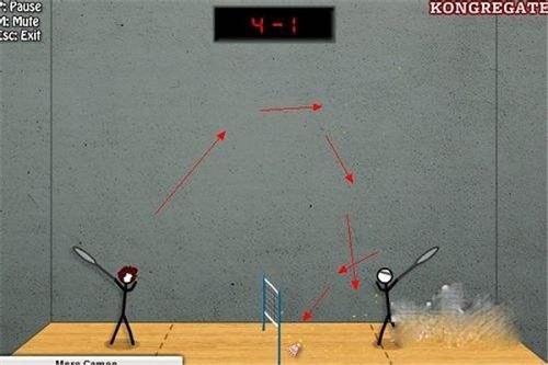 火柴人打羽毛球中文版截图3