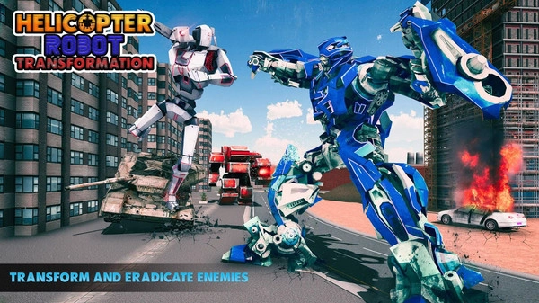 直升机转变机器人截图2