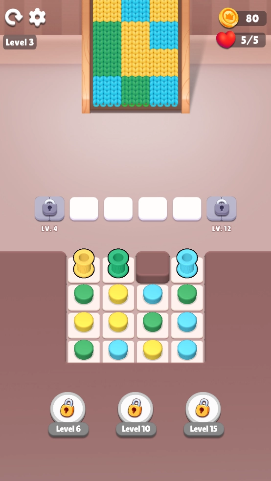 彩色针织品游戏(ColorKnitzy)截图2