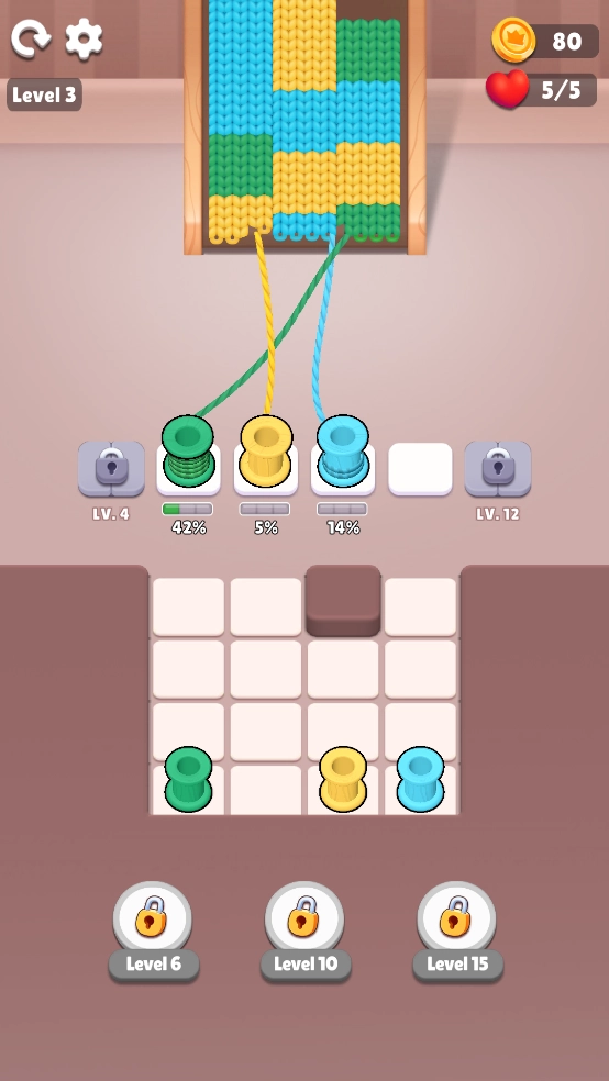 彩色针织品游戏(ColorKnitzy)截图3