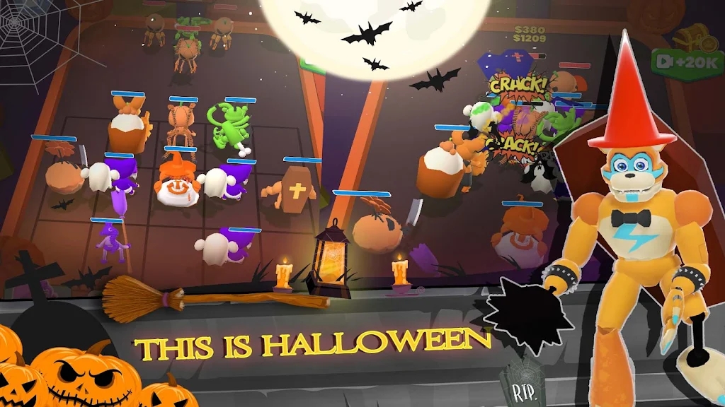 万圣节合并蓝色怪物截图2