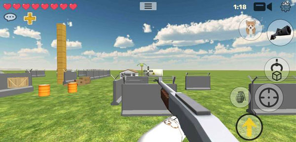 我的战争多人沙盒射击无限金币版截图3