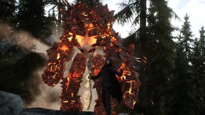 上古卷轴5重制版熔铁元素MOD截图2