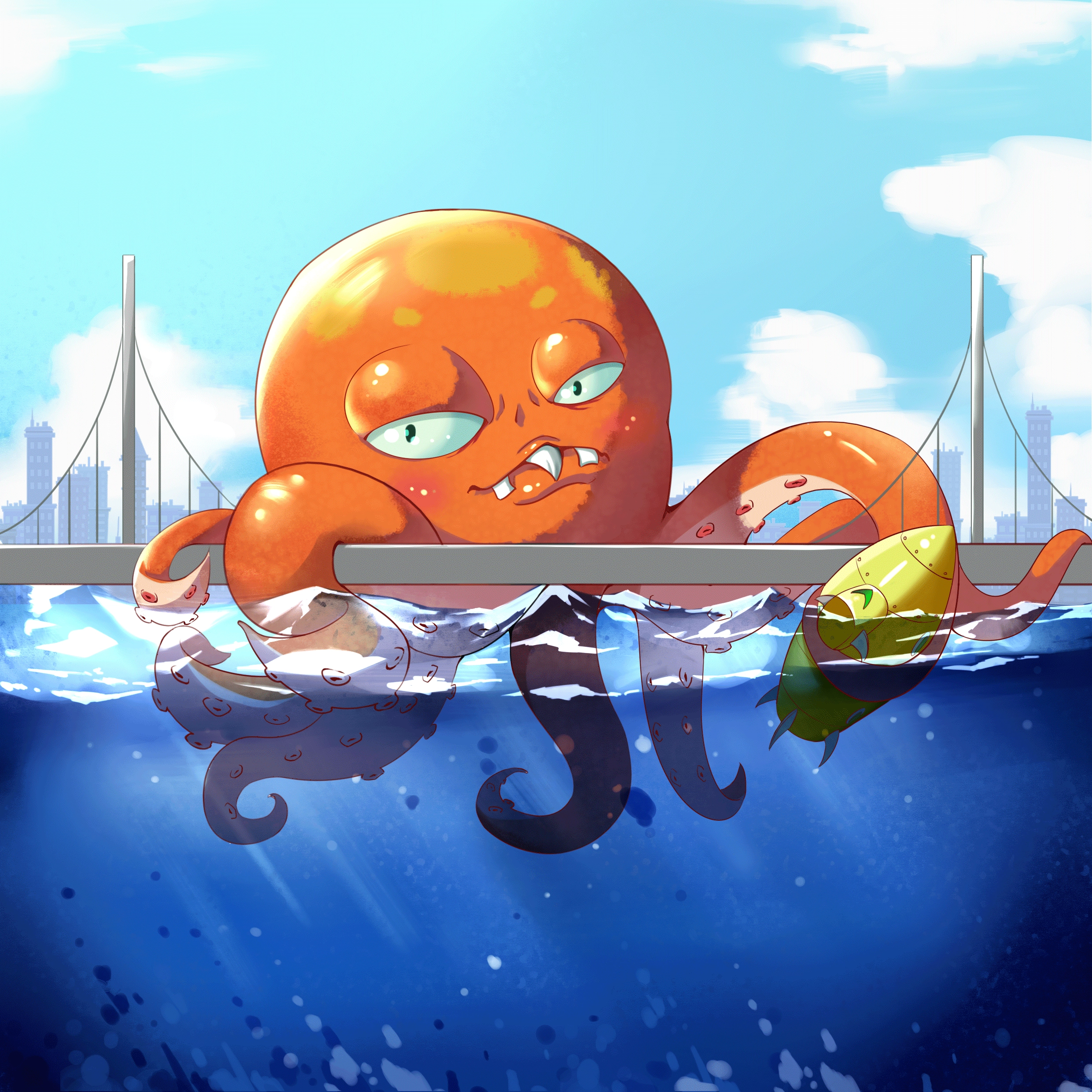 怪兽之王八爪鱼