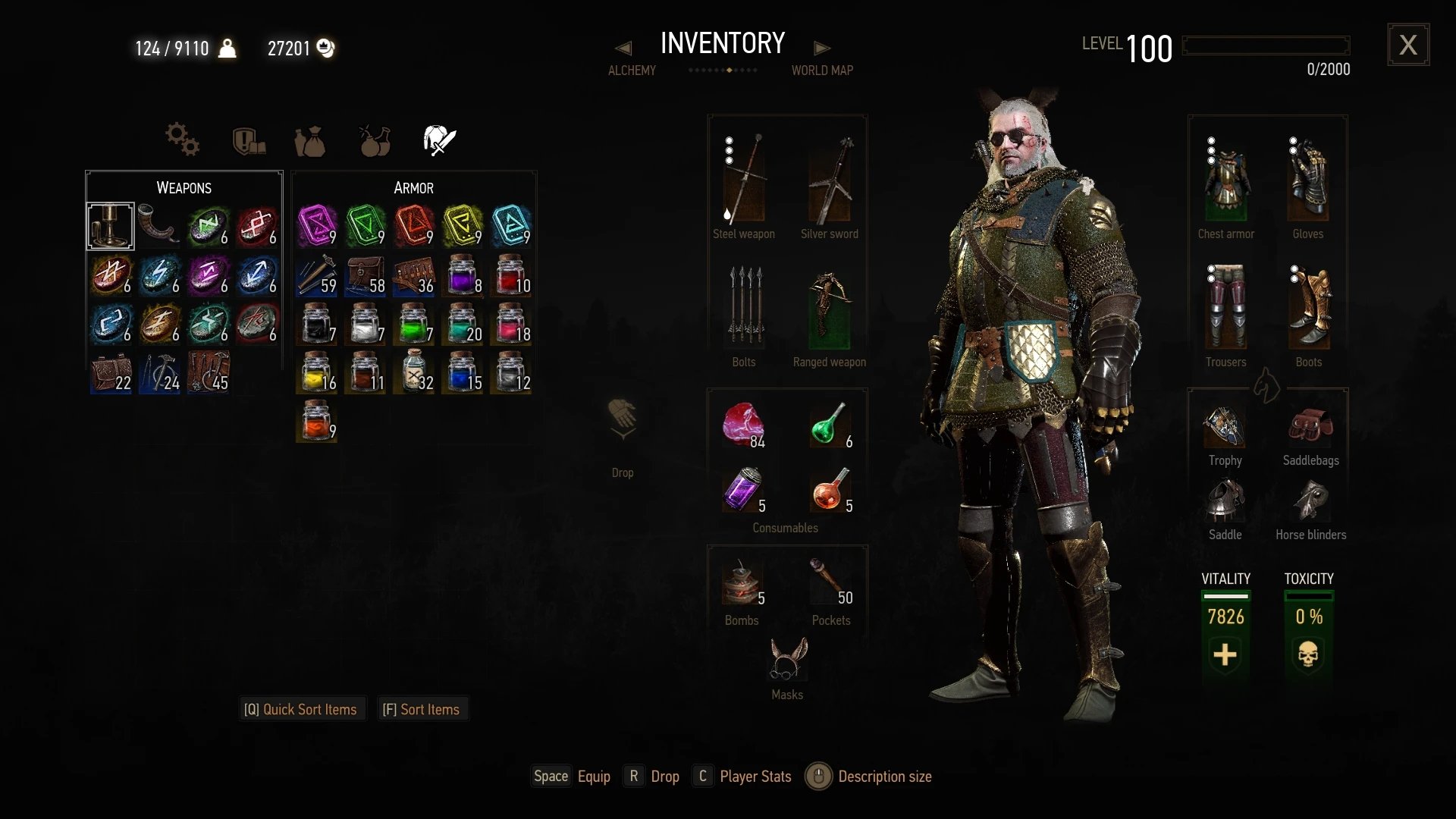 巫师3新周目100级可用存档截图2