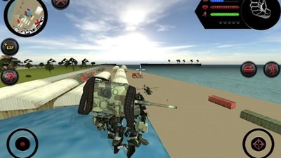 城市战争坦克机器人大战截图1