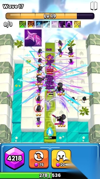 幸运合并塔防截图1