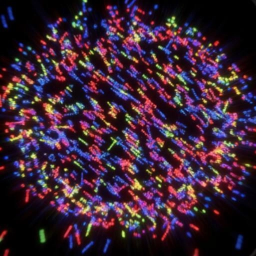 炫彩烟火燃放图