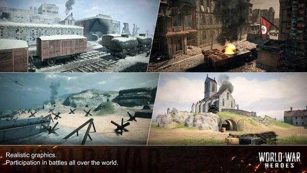 世界战争英雄免谷歌中文版截图1