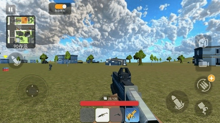 女战士跳伞枪战游戏安卓版截图1