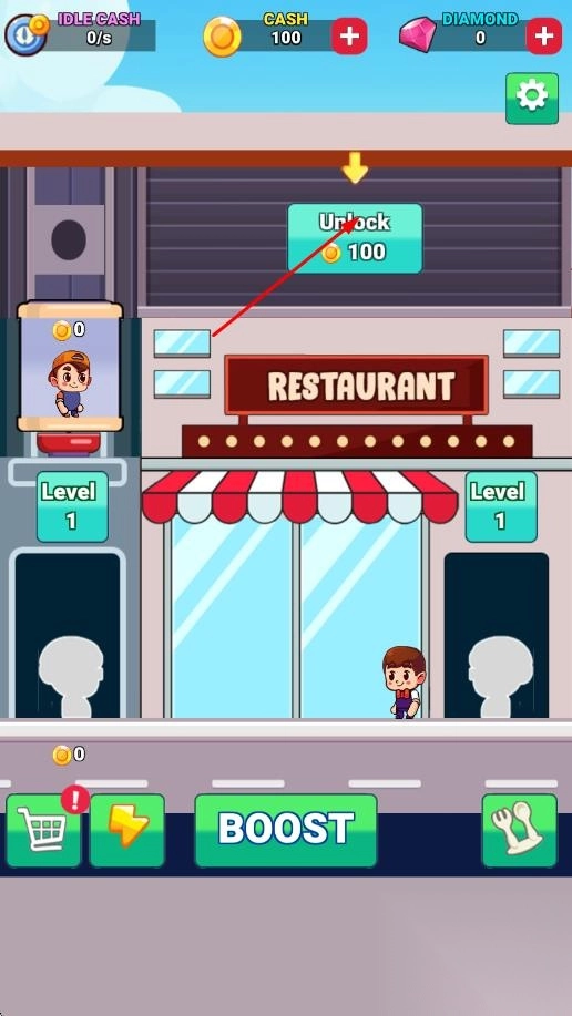 食品空闲餐厅截图1