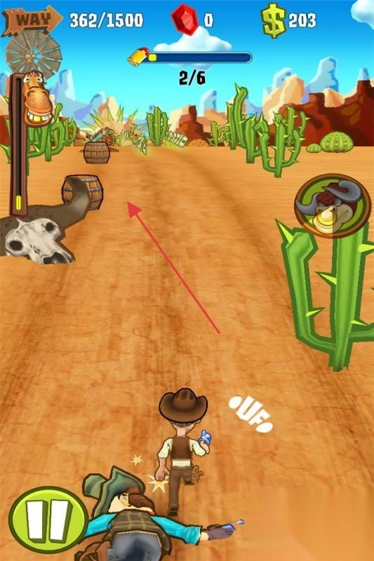牛仔射击跑酷截图1