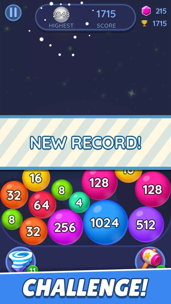 2048合并气泡截图1