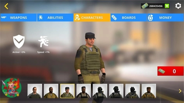 皇家火力战斗菜单截图1