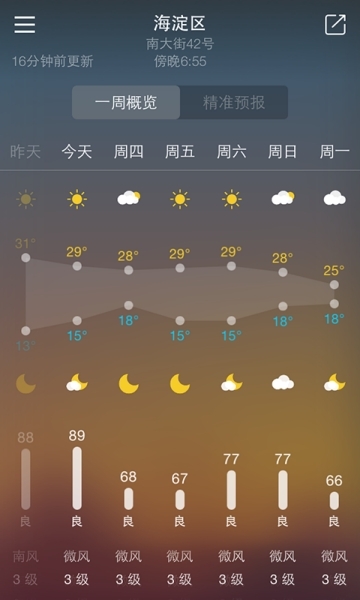 明一天气截图1
