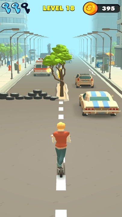 滑板车障碍赛截图1