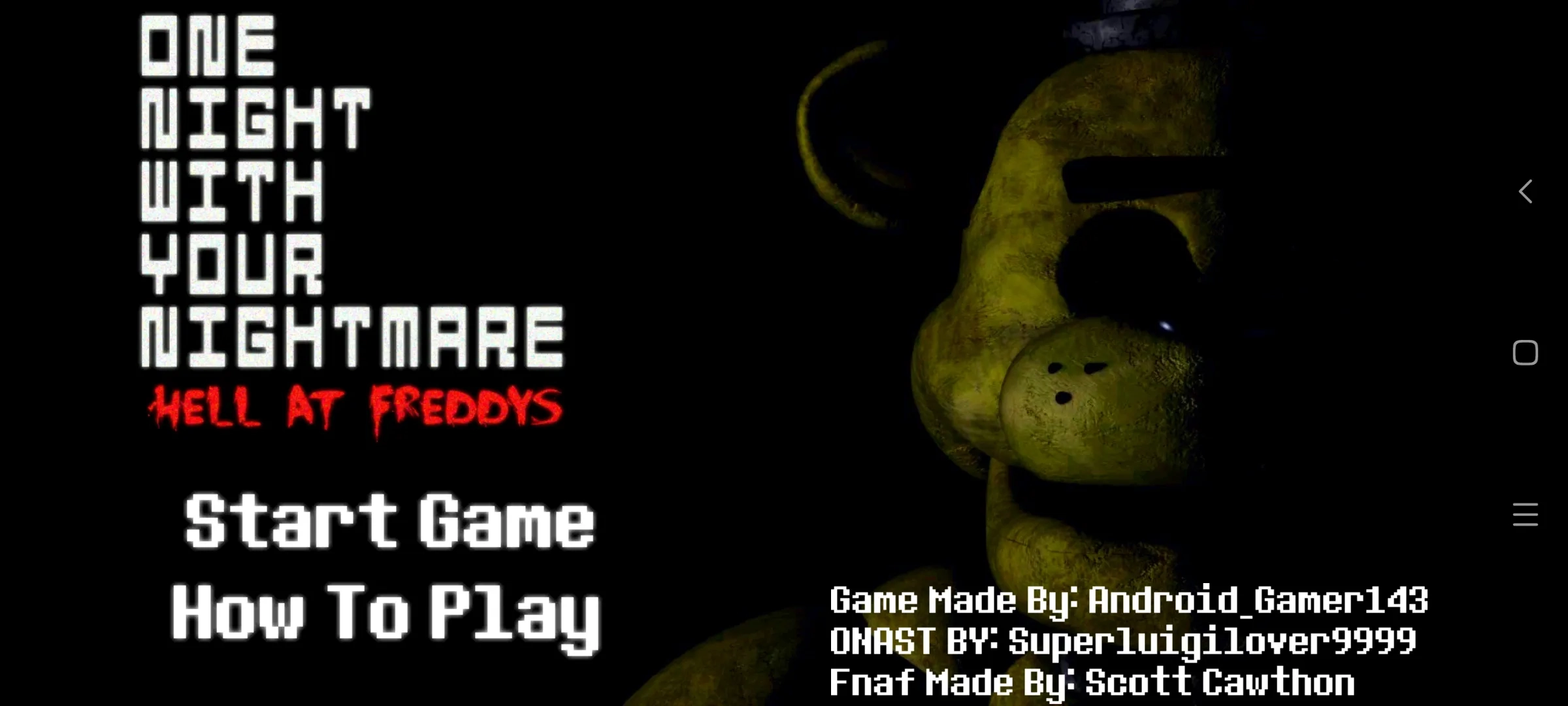 玩具熊的午夜后宫弗雷迪的梦魇之夜截图1