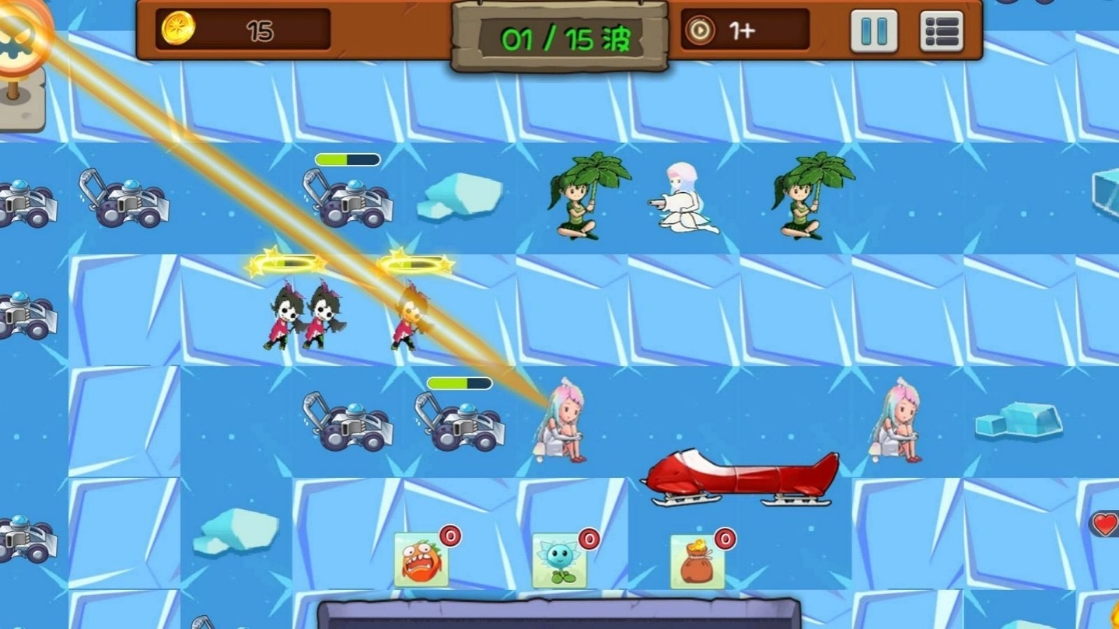 植物暴击怪兽截图1