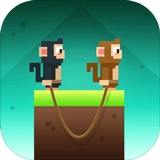 猴子绳索跳跃游戏