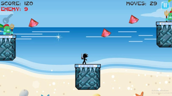 火柴人刺客游戏截图1