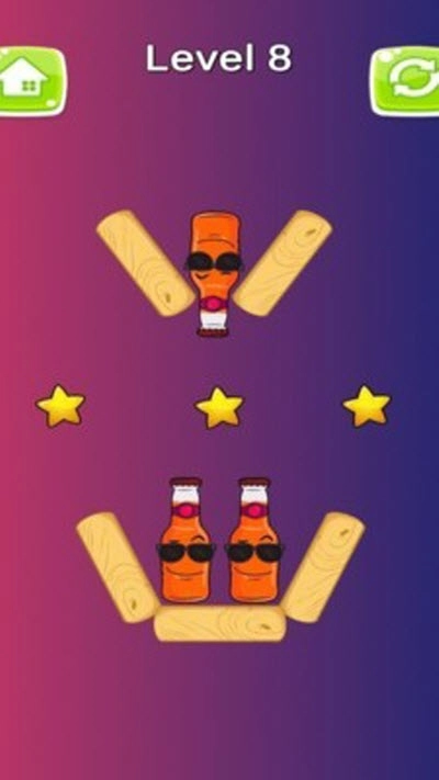 击倒苏打瓶游戏截图1