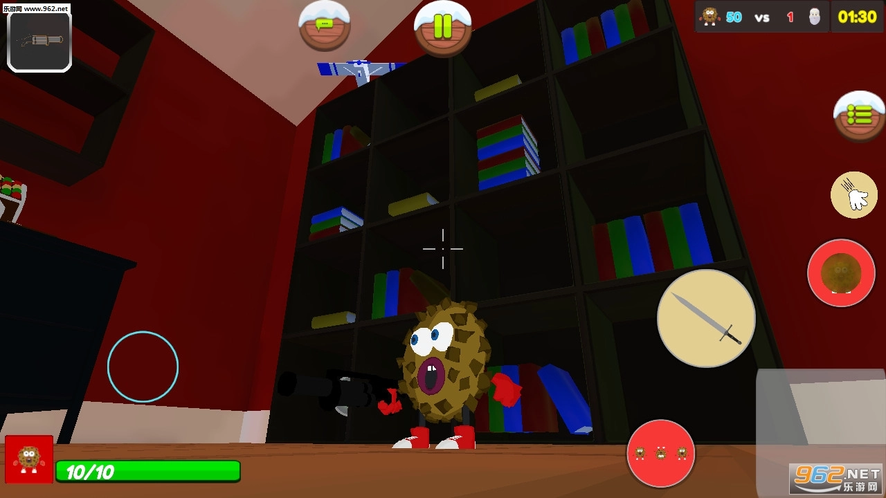 饼干对战圣诞老人手机版截图1