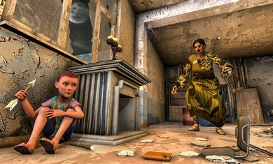 奶奶恐怖屋逃生截图1