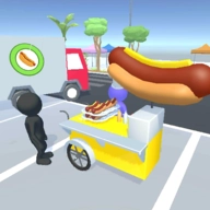 放置食品车