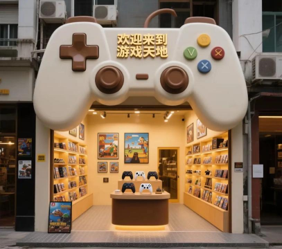 主机游戏店开店攻略，选址装修关键，经营策略分享