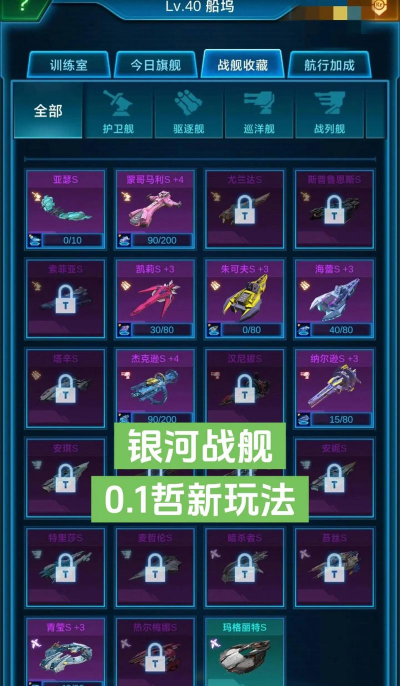 银河战舰手游，战斗策略解析，舰队养成指南