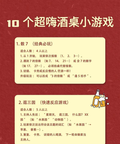 喝酒什么游戏好玩，聚会气氛更嗨，玩法简单易上手