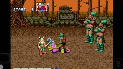 战斧是什么游戏，经典街机回忆，横版闯关玩法