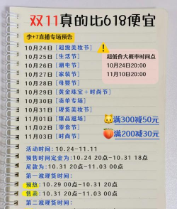 双十一攻略游戏，省钱技巧，购物清单