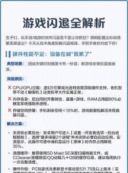 穿越火线手游闪退，常见原因分析，快速解决指南